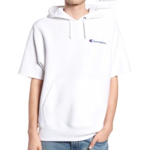 champion hoodie short sleeve